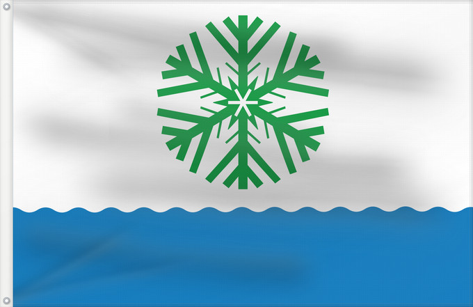 Drapeau, avec deux œillets métalliques et guindant renforcé : Novodvinsk  Arkhangelsk oblast	Novodvinsk (Arkhangelsk Oblast)	Novodvinsk (Oblast d'Arkhangelsk)	Novodvinsk (Óblast de Arcángel)	Nowodwinsk (Oblast Archangelsk)	Novodvinsk (Oblast' di Arcangelo)	Новодвинск  Архангельская область