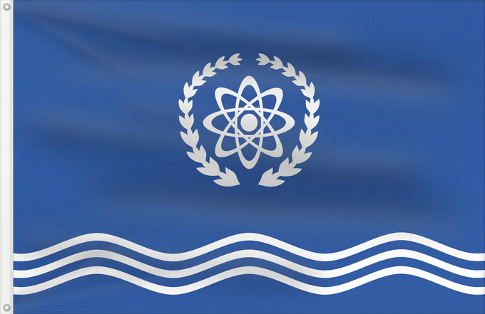 Drapeau, avec deux œillets métalliques et guindant renforcé : Obninsk  Kaluga oblast	Obninsk, Kaluga oblast, Russia	Obninsk (Oblast de Kalouga)	Obninsk (Óblast de Kaluga)	Obninsk ( Oblast Kaluga)	Obninsk (Oblast' di Kaluga)	Флаг города Обнинск