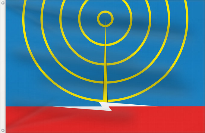 Drapeau, avec deux œillets métalliques et guindant renforcé : Severny  Moscow oblast	Severny, Moscow oblast, Russia	Severny (oblast de Moscou)	Severny (óblast de Moscú)	Severny (Moskauer Oblast)	Severny (oblast di Mosca)	Флаг посёлка Северный