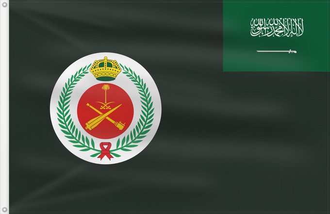 Drapeau, avec deux œillets métalliques et guindant renforcé : Royal Saudi Air Defense Forces	Forces de défense aérienne royales saoudiennes	Fuerzas de Defensa Aérea Reales Saudíes	Luftverteidigungsstreitkräfte Saudi-Arabiens	Forze di difesa aerea reali saudite