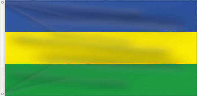 Flag, with two metal eyelets and reinforced hoist: Sudan  1956-1970	The former flag of Sudan  1956-1970	علم السودان القديم