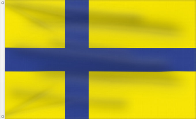 Drapeau, avec deux œillets métalliques et guindant renforcé : Ostergotland clear	Ostergotland (unofficial variant)	Östergötland (variante non officielle)	Östergötland (variante no oficial)	Östergötland (inoffizielle Variante)	Östergötland (variante non ufficiale)	A variant of Image Flag of Ostergotland