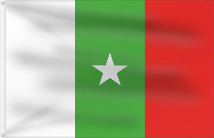Flag, with two metal eyelets and reinforced hoist: Casamance Casamance (MFDC) Separatist movement MFDC in Casamance, Senegal