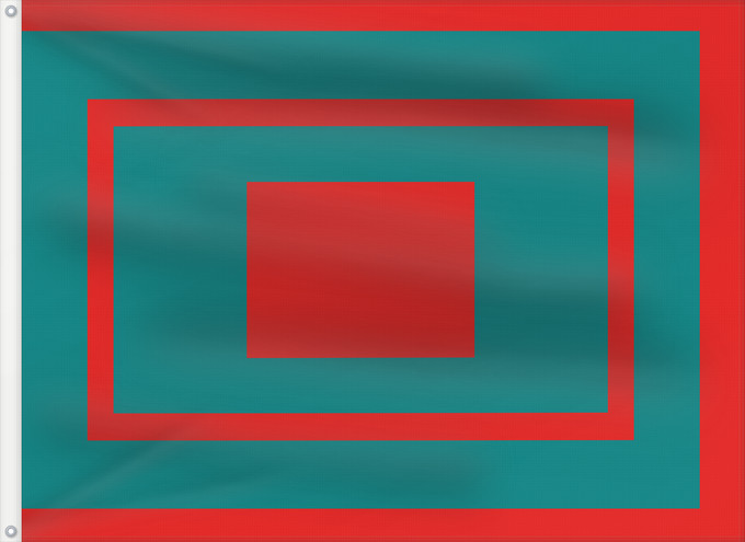 Flag, with two metal eyelets and reinforced hoist: Dervish	Dervish State	Stato Derviscio	Daraawiish