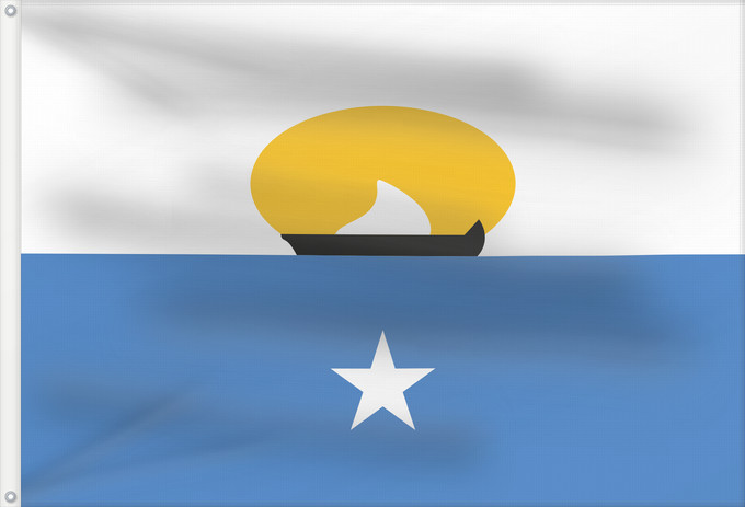 Bandera, con dos ojales metálicos y lado del asta reforzado: Maakhir	Maakhir state of Somalia	Maakhir, predecessore della SSC-Khatumo	Maamul Goboleedka Maakhir