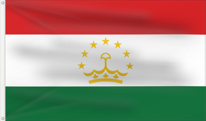 Flag, with two metal eyelets and reinforced hoist: Tajikistan	Tadjikistan	Tayikistán	Republik Tadschikistan	Tagikistan	Tadzjikistan	علم طاجيكستان	Tacikistan	Сцяг Таджыкістану	Сьцяг Таджыкістану	Tádžikistánu	Таджикистан ялавӗ	پرچم تاجیکستان	Տաջիկստան դրոշը	ტაჯიკეთის დროშა	Тәжікстан байрағы	Тажикстанын туус