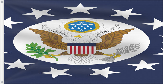 Bandera, con dos ojales metálicos y lado del asta reforzado: United States ambassador	US Ambassador to an accredited sovereign foreign government	Ambassadors of the United States	Ambasciatori degli Stati Uniti