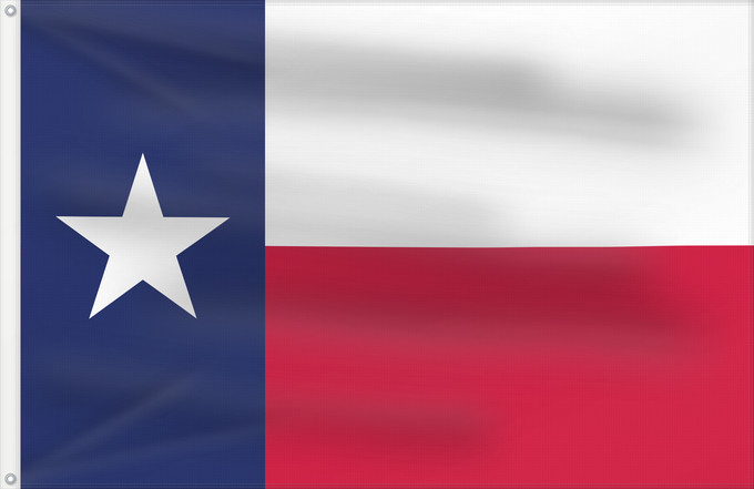 Bandera, con dos ojales metálicos y lado del asta reforzado: Texas	Texa	Stanowa Teksasu	ᏅᏓᎩ ᎦᏓᏘ	Toháano ého ëva hoohëö o	Ka hae Kekeka	Texiae	Flagget til delstaten Texas	Akałii Bikéyah bidah naatʼaʼí	Флаг Техаса	Američke savezne države Texas