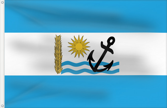 Drapeau, avec deux œillets métalliques et guindant renforcé : Rio Negro Department	Río Negro Department	Río Negro