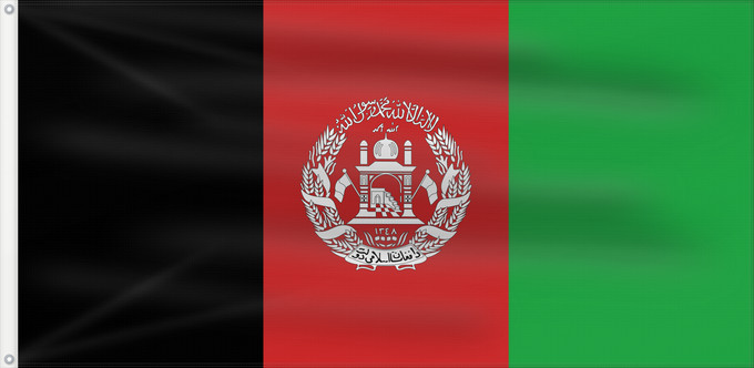 Drapeau, avec deux œillets métalliques et guindant renforcé : Afghanistan  2002–2004	Afghanistan from 2002 to 2004	Afghanistan (2002–2004)	Afganistán (2002–2004)	علم أفغانستان ظهرت مابين سنة ٢٠٠٢-٢٠٠٤	علم افغانستان طلعت ٢٠٠٢-٢٠٠٤	پرچم افغانستان، ۱۳۸۰-۱۳۸۲	د افغانستان بيرغ، ١٣٨٠-١٣٨٢