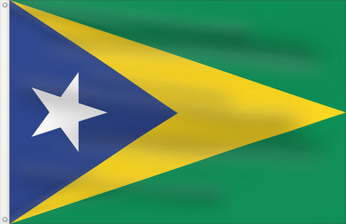 Drapeau, avec deux œillets métalliques et guindant renforcé : Aguas Buenas	Aguas Buenas  municipality of Puerto Rico  - the colours