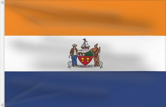 Drapeau, avec deux œillets métalliques et guindant renforcé : Albany, New York Albany Albany, New York (1909) Albany, Nueva York (1909)