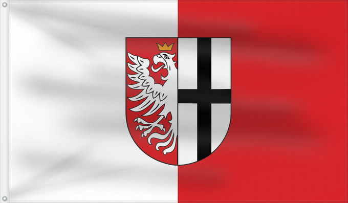 Drapeau, avec deux œillets métalliques et guindant renforcé : Altenahr	Municipality of Altenahr, adopted 29th May 1991