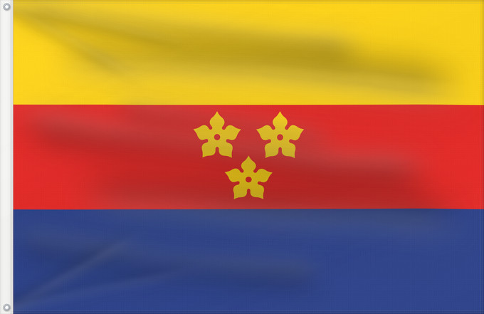 Drapeau, avec deux œillets métalliques et guindant renforcé : Arenberg  1803 - 1810	Duchy of Arenberg from 1803 to 1810	Duché d'Arenberg (1803-1810)	Ducado de Arenberg (1803-1810)	Herzogtum Arenberg (1803-1810)	Ducato di Arenberg (1803-1810)