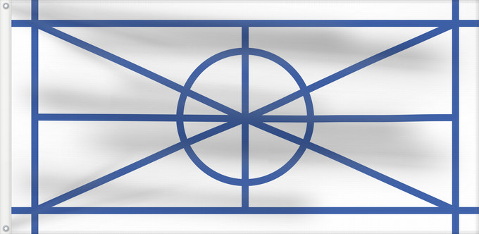 Drapeau, avec deux œillets métalliques et guindant renforcé : Aromanian	Aromanians, according to Eurominority	Aromânilor, conform Eurominority.com	Flãmbura a popului armãnescu