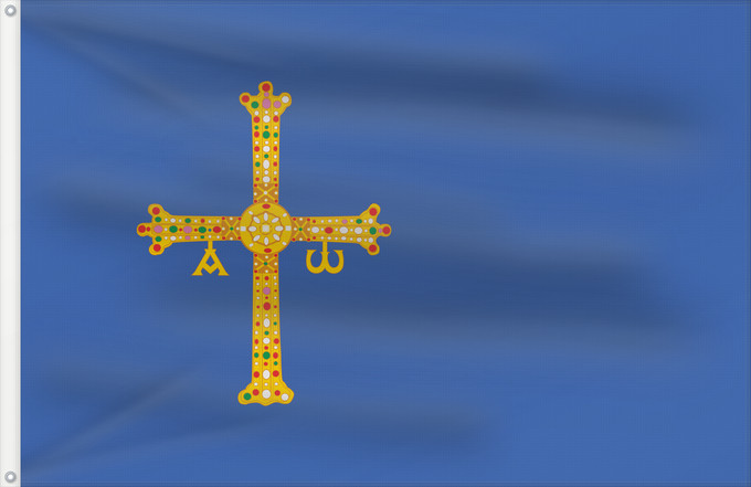 Flag, with two metal eyelets and reinforced hoist: Asturias gala Asturias (gala) Asturies (gala) Gala de Asturias España La bandera del Principado de Asturias Asturien (Gala) Asturie (gala)