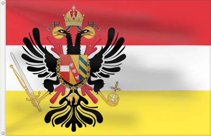 Drapeau, avec deux œillets métalliques et guindant renforcé : Austrian Low Countries