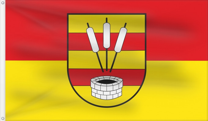 Drapeau, avec deux œillets métalliques et guindant renforcé : Bad Zwischenahn German municipaltity of Bad Zwischenahn, Germany Gemeinde Bad Zwischenahn