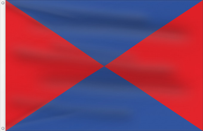 Drapeau, avec deux œillets métalliques et guindant renforcé : Baiona	Bayona, en Pontevedra  España