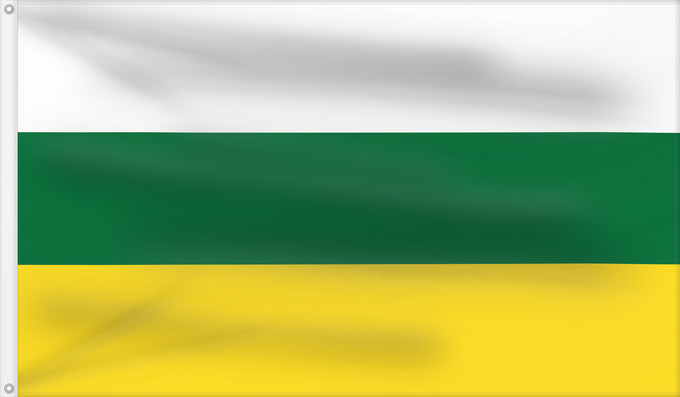 Drapeau, avec deux œillets métalliques et guindant renforcé : Barranquitas	City of Barranquitas, Puerto Rico