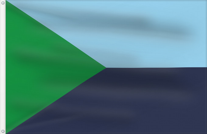 Drapeau, avec deux œillets métalliques et guindant renforcé : Barrika bandera	Barrica De forma rectangular horizontal	Barrikako udal ikurrina Lauki horizontala