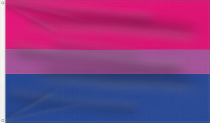 Drapeau, avec deux œillets métalliques et guindant renforcé : Bi