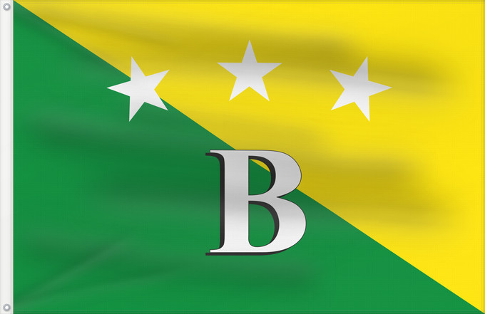 Drapeau, avec deux œillets métalliques et guindant renforcé : Provincia de Bocas del Toro Bocas del Toro province Province de Bocas del Toro Provinz Bocas del Toro Provincia di Bocas del Toro