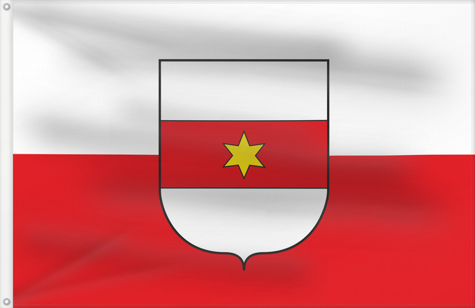 Drapeau, avec deux œillets métalliques et guindant renforcé : Bozen	Bolzano	Città di Bolzano