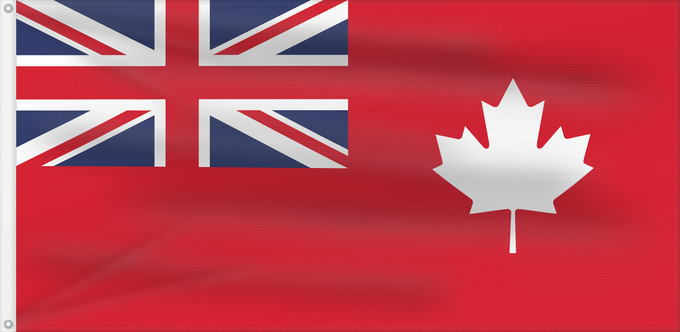 Drapeau, avec deux œillets métalliques et guindant renforcé : British Canada	イギリス領カナダの旗	英属加拿大的旗帜