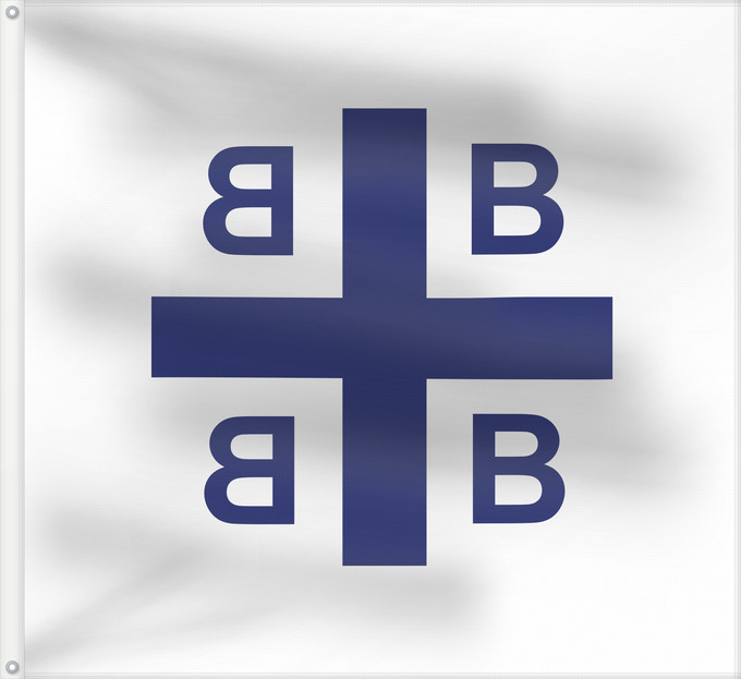 Drapeau, avec deux œillets métalliques et guindant renforcé : Byzantine navy	Byzantine navy flag	Pavillon de la marine byzantine	Bandera naval bizantina	Byzantinische Marineflagge	Bandiera navale bizantina	Version of Byzantine navy flag.gif