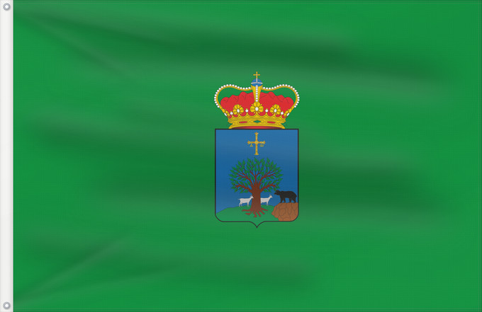 Drapeau, avec deux œillets métalliques et guindant renforcé : Cabrales	Cabrales es rectangular
