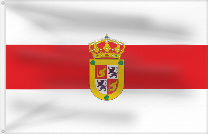 Drapeau, avec deux œillets métalliques et guindant renforcé : Cadalso de los Vidrios	Municipio de Cadalso de los Vidrios  Comunidad de Madrid