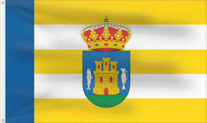 Drapeau, avec deux œillets métalliques et guindant renforcé : Cala Spain	Cala (Huelva)	Cala  Huelva