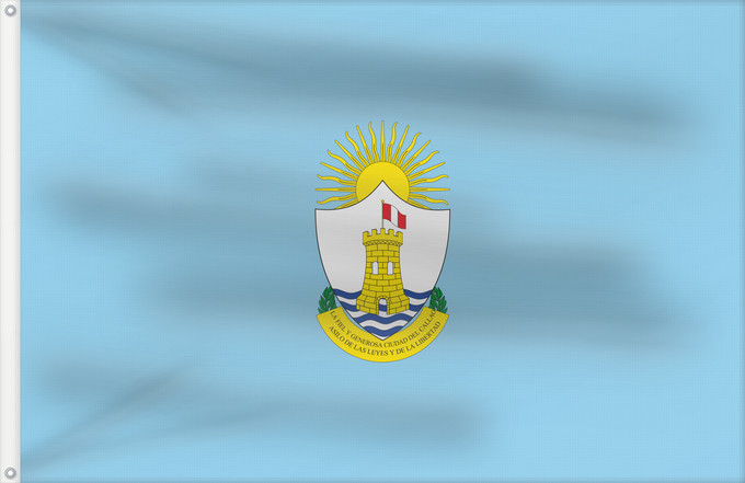 Drapeau, avec deux œillets métalliques et guindant renforcé : Callao	City of Callao, Peru	Callao  Perú