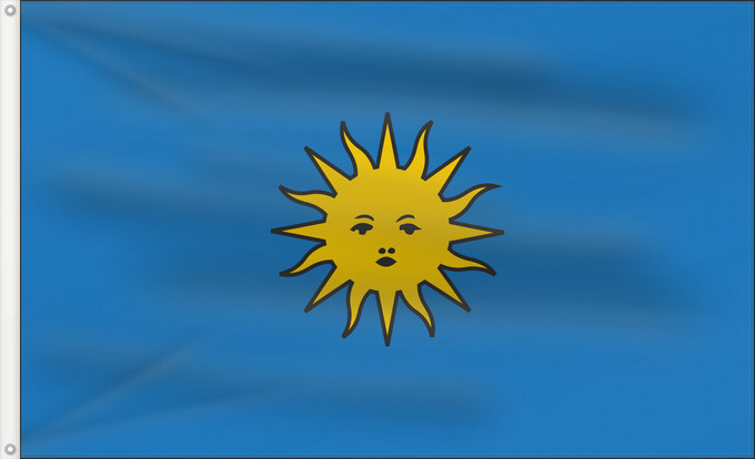 Drapeau, avec deux œillets métalliques et guindant renforcé : CangasDeMorrazoFlag Cangas, Galicia