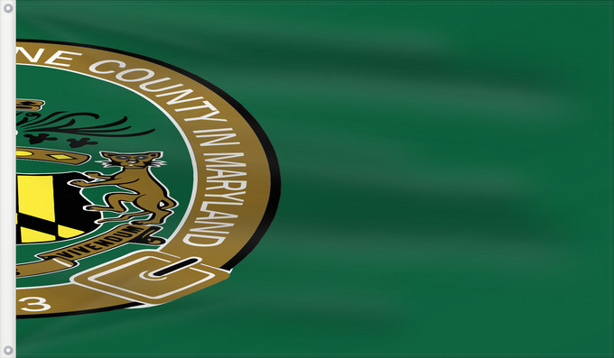 Drapeau, avec deux œillets métalliques et guindant renforcé : Caroline County, Maryland	Comté de Caroline, Maryland	Condado de Caroline, Maryland	Contea di Caroline, Maryland