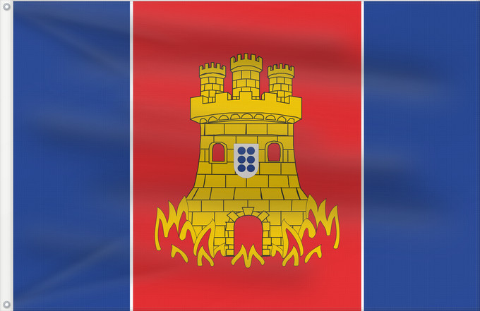 Drapeau, avec deux œillets métalliques et guindant renforcé : Castro Caldelas 2012 Castro Caldelas (2012) Castro Caldelas según a definición do DOG DECRETO 242/2011, do 15 de decembro