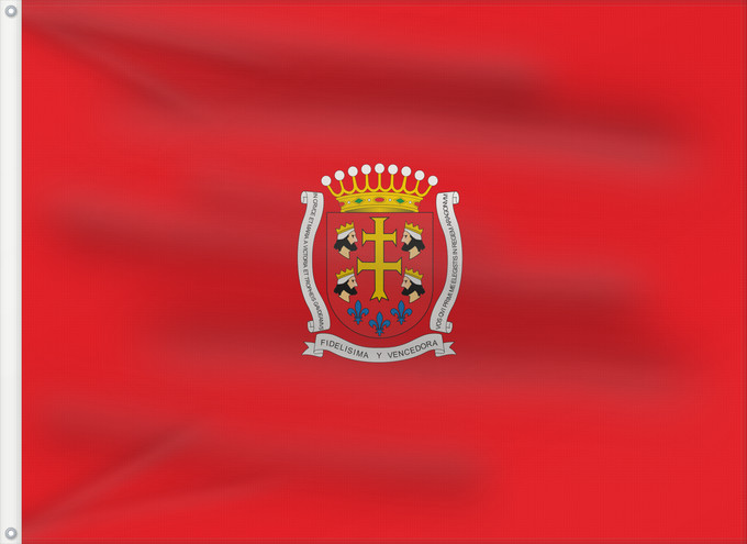 Drapeau, avec deux œillets métalliques et guindant renforcé : Chaca	Jaca	Jaca, en Huesca  España