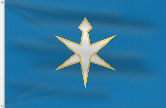 Drapeau, avec deux œillets métalliques et guindant renforcé : Chiba Prefecture Préfecture de Chiba Prefectura de Chiba Chiba Präfektur Prefettura di Chiba 千葉県旗