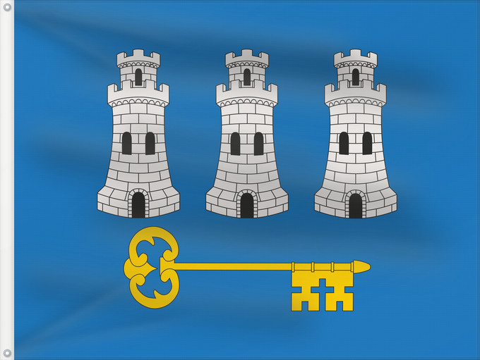 Drapeau, avec deux œillets métalliques et guindant renforcé : City of Havana	Havana city, Cuba	La Havane	La Habana	Havanna	L'Avana
