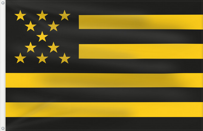 Drapeau, avec deux œillets métalliques et guindant renforcé : Club-atletico-penarol	Uruguayan Club Atlético Peñarol de Montevideo	Club Atlético Peñarol