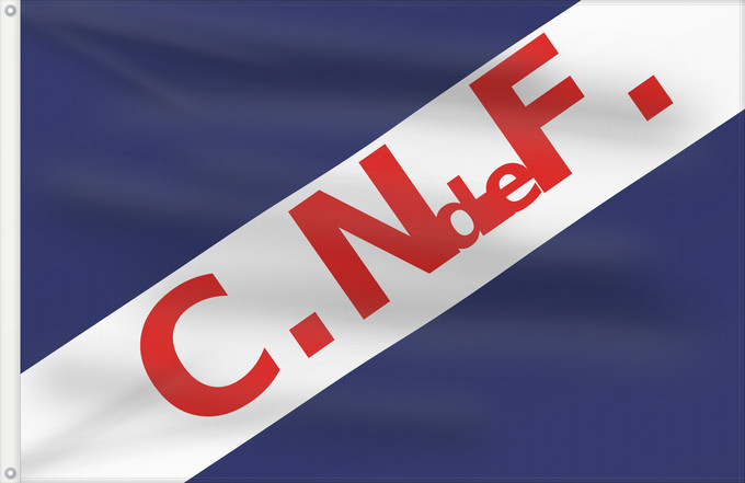 Drapeau, avec deux œillets métalliques et guindant renforcé : Club Nacional de Fútbol
