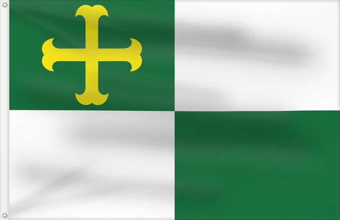 Drapeau, avec deux œillets métalliques et guindant renforcé : Comerio	Comerío  municipality of Puerto Rico  - the colours	Comerío
