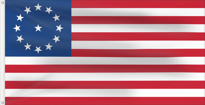 Drapeau, avec deux œillets métalliques et guindant renforcé : Cowpens	Cowpens Flag