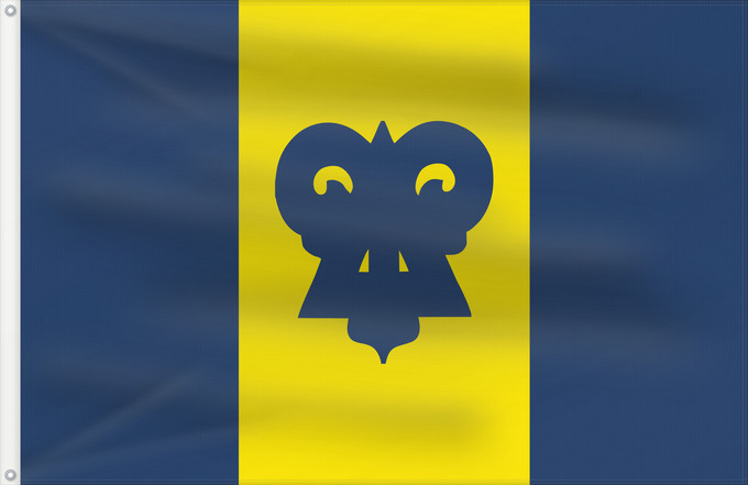 Drapeau, avec deux œillets métalliques et guindant renforcé : Delta Upsilon