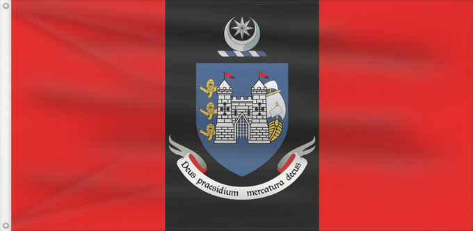 Drapeau, avec deux œillets métalliques et guindant renforcé : Drogheda