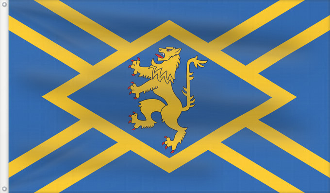 Drapeau, avec deux œillets métalliques et guindant renforcé : East Lothian	The county flag of East Lothian