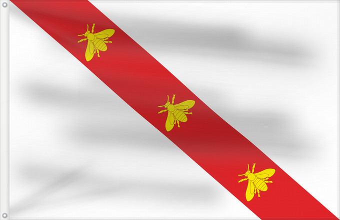 Flag, with two metal eyelets and reinforced hoist: Elba	Elba (Napoleonic)	Elbe (Napoléonienne)	Elba (Napoleónica)	Elba (Napoleonisch)	Napoleonica dell Isola d Elba