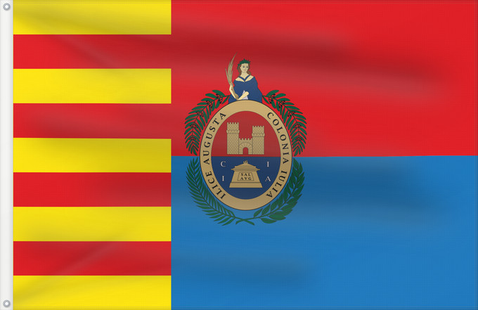 Drapeau, avec deux œillets métalliques et guindant renforcé : Elx	Elx,  Valencian Community, Spain	Elche  Comunitat Valenciana	D Elx  Baix Vinalopó