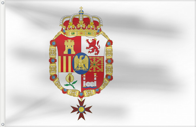Drapeau, avec deux œillets métalliques et guindant renforcé : España 1808-1813	Spain (1808-1813)	L Espagne sous Joseph Bonaparte	Desde su creación la Bandera nacional ha sufrido una serie de modificaciones tales como Por Decreto de 12 de julio de 1808, dado en Vitoria	Spanien (1808-1813)	Spagna (1808-1813)